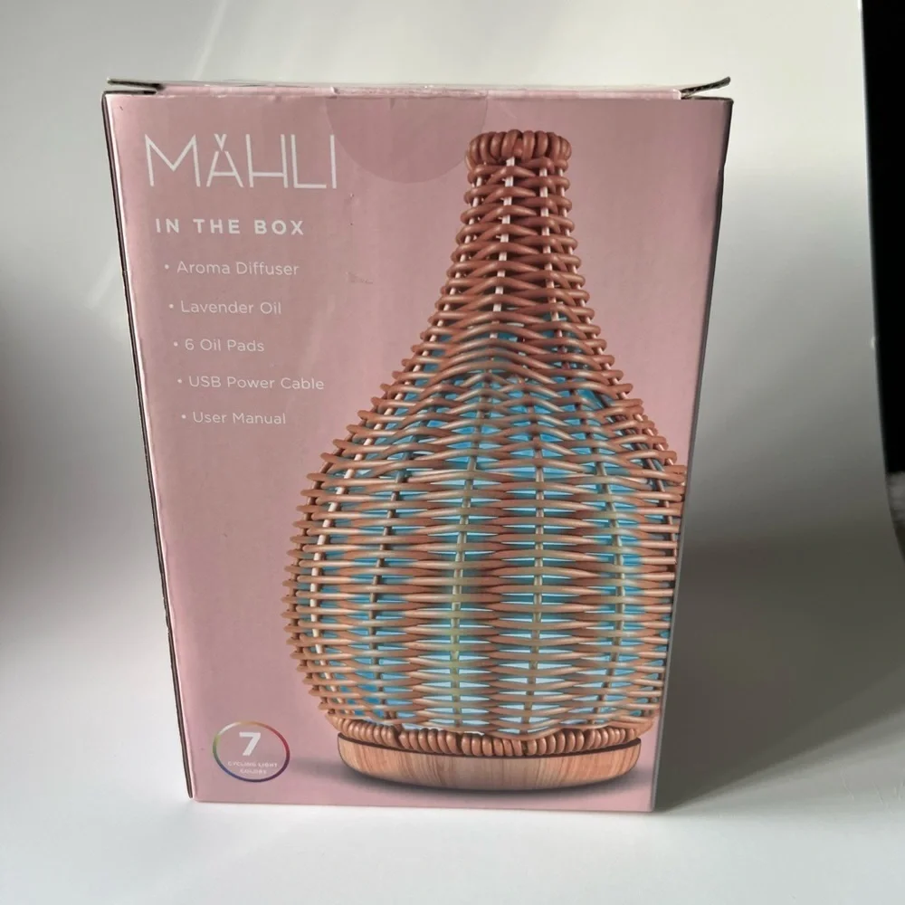 Mahli Wicker Essential Oil Diffuser Rattan Diffuser